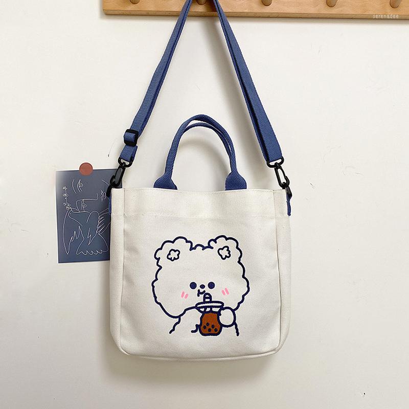 Evening Bags Fashion Cartoon Canvas Shoulder For Women Shopping Bag Students Crossbody Book Ins Korean Cute Bear Female Tote
Evening Bags Fashion Cartoon Canvas Shoulder For Women Shopping Bag Students Crossbody Book Ins Korean Cute Bear Female Tote