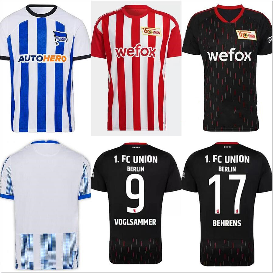 22/23 Hertha BSC Soccer Jerseys home away 3th PIATEK CUNHA CORDOBA DARIDA STARK 2022 2023 Union Berlin KRUSE Haraguchi Football Jerseys men uniform
22/23 Hertha BSC Soccer Jerseys home away 3th PIATEK CUNHA CORDOBA DARIDA STARK 2022 2023 Union Berlin KRUSE Haraguchi Football Jerseys men uniform