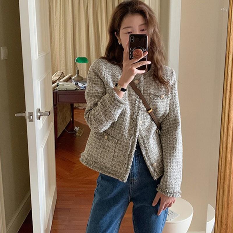 Women' Jackets Runway Fall Winter High Quality Slim Women' Luxury Elgeant Woolen Tweed Chic All-Match Mujer Outwear Casaco, Picture color
Women' Jackets Runway Fall Winter High Quality Slim Women' Luxury Elgeant Woolen Tweed Chic All-Match Mujer Outwear Casaco, Picture color