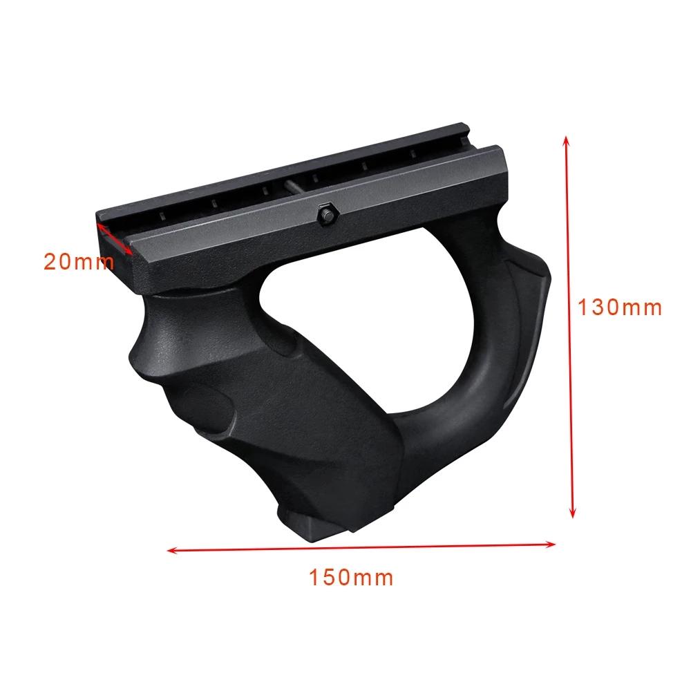 Tactical Grip 20mm Guide Rail Handle Grip Hunting Airsoft Rifle Foregrip Holder Nylon Accessories, Black
Tactical Grip 20mm Guide Rail Handle Grip Hunting Airsoft Rifle Foregrip Holder Nylon Accessories, Black