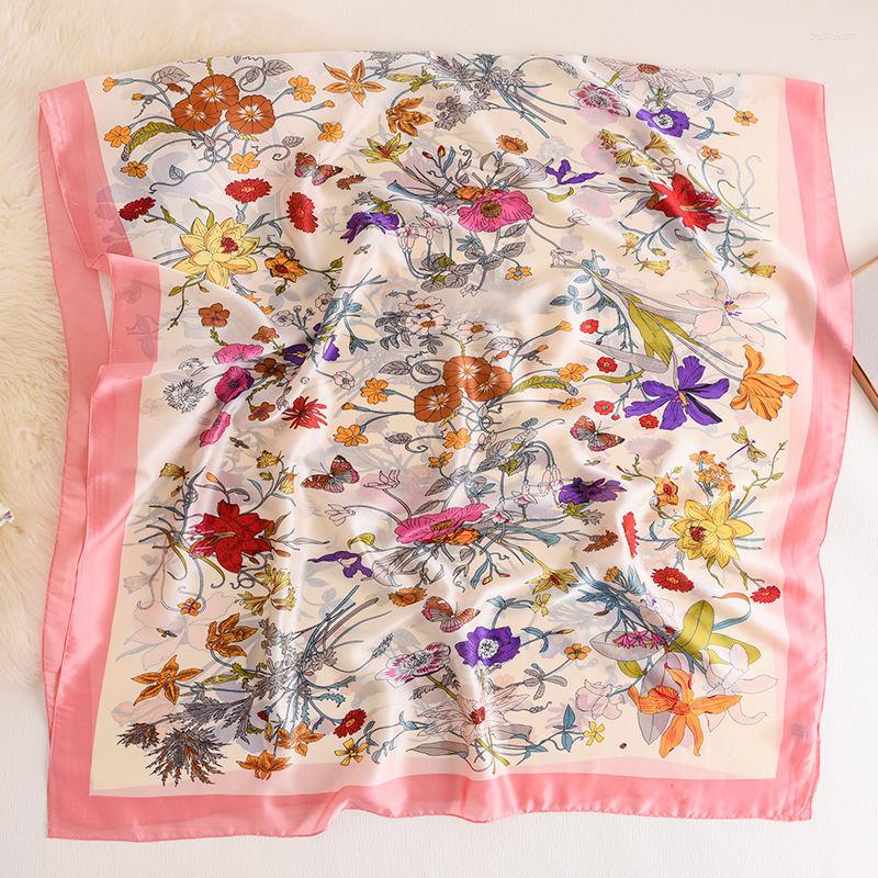 Scarves 2022 Summer Women Fashion Quality Soft Silk Scarf Flowers Printing Female Shawls Beach Cover-ups Wraps Bandana
Scarves 2022 Summer Women Fashion Quality Soft Silk Scarf Flowers Printing Female Shawls Beach Cover-ups Wraps Bandana
