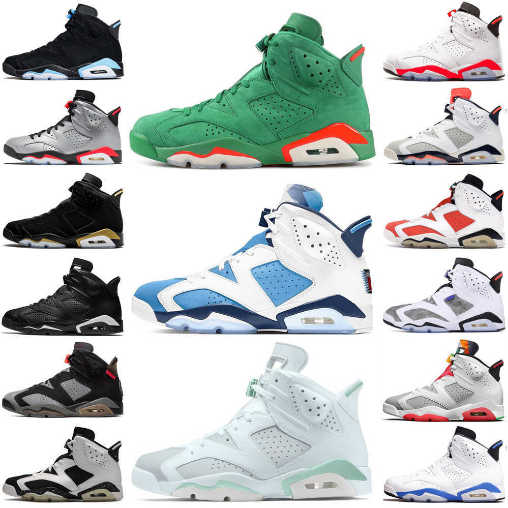 Top 6 6s basketball shoes men's sneakers DMP 2022 UNC alternate hare sport blue reflective silver flight black infrared trainers L25I
Top 6 6s basketball shoes men's sneakers DMP 2022 UNC alternate hare sport blue reflective silver flight black infrared trainers L25I