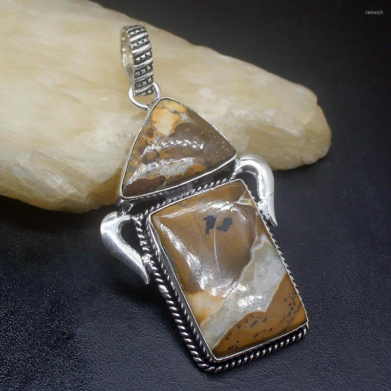 Pendant Necklaces Gemstonefactory Jewelry Big Promotion 925 Silver Vintage Natural Ocean Jasper Fashion Women Ladies Gifts Necklace 0328
Pendant Necklaces Gemstonefactory Jewelry Big Promotion 925 Silver Vintage Natural Ocean Jasper Fashion Women Ladies Gifts Necklace 0328