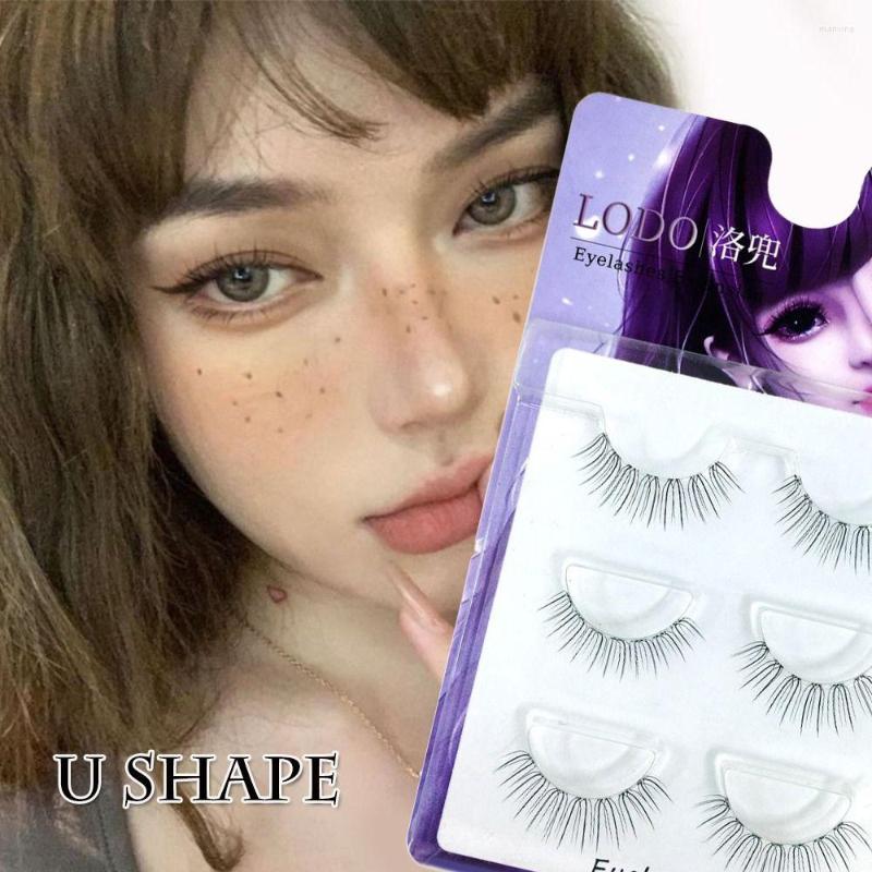 False Eyelashes 3Pairs U Shape Manga 0.03mm Transparent Stem 0.05mm Superfine Natural Soft Lahes Handmade Eyelash Extension Tool
False Eyelashes 3Pairs U Shape Manga 0.03mm Transparent Stem 0.05mm Superfine Natural Soft Lahes Handmade Eyelash Extension Tool