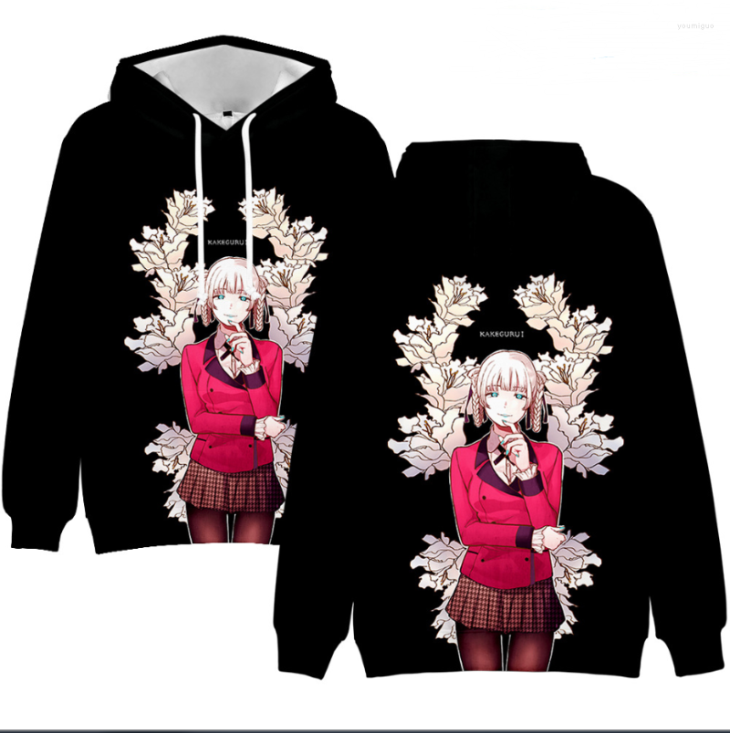 Men's Hoodies Japanese Anime Kakegurui Cosplay Black Men Women High Quality Beautiful Boys/girls Streetwear Hoodie, 3d 
Men's Hoodies Japanese Anime Kakegurui Cosplay Black Men Women High Quality Beautiful Boys/girls Streetwear Hoodie, 3d