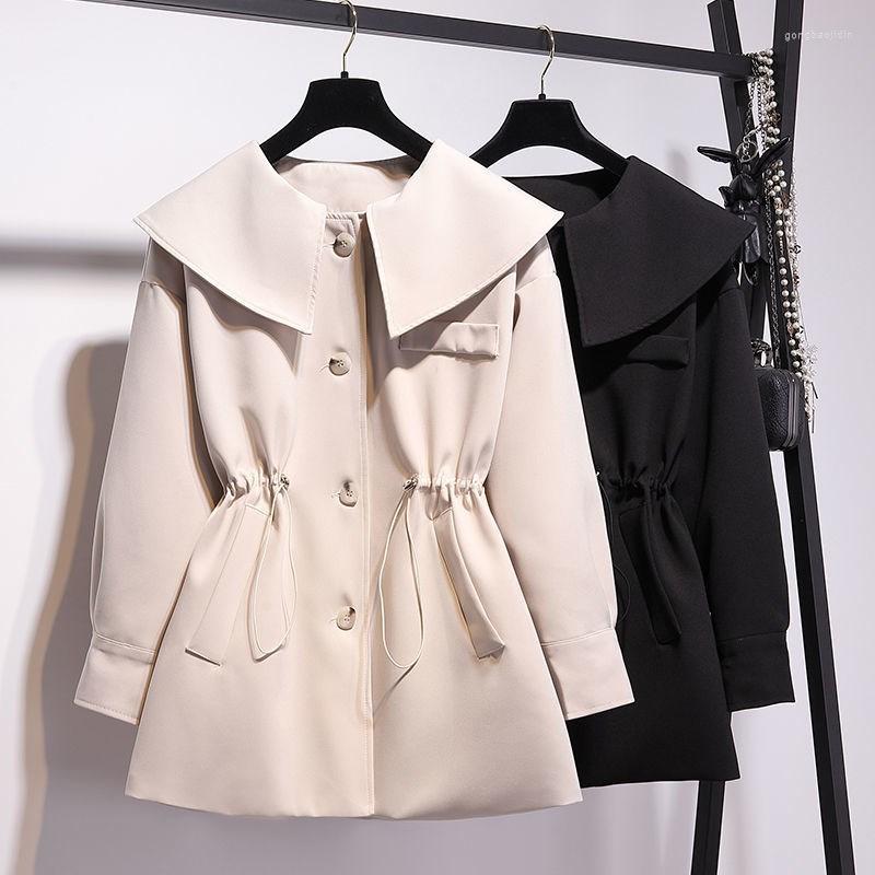 Women's Trench Coats 2022 Women Section Solid Coat Pockets Buttons Windbreak Lightweight Casual Single-Breasted Female Cardigan Outerwear, Beige
Women's Trench Coats 2022 Women Section Solid Coat Pockets Buttons Windbreak Lightweight Casual Single-Breasted Female Cardigan Outerwear, Beige