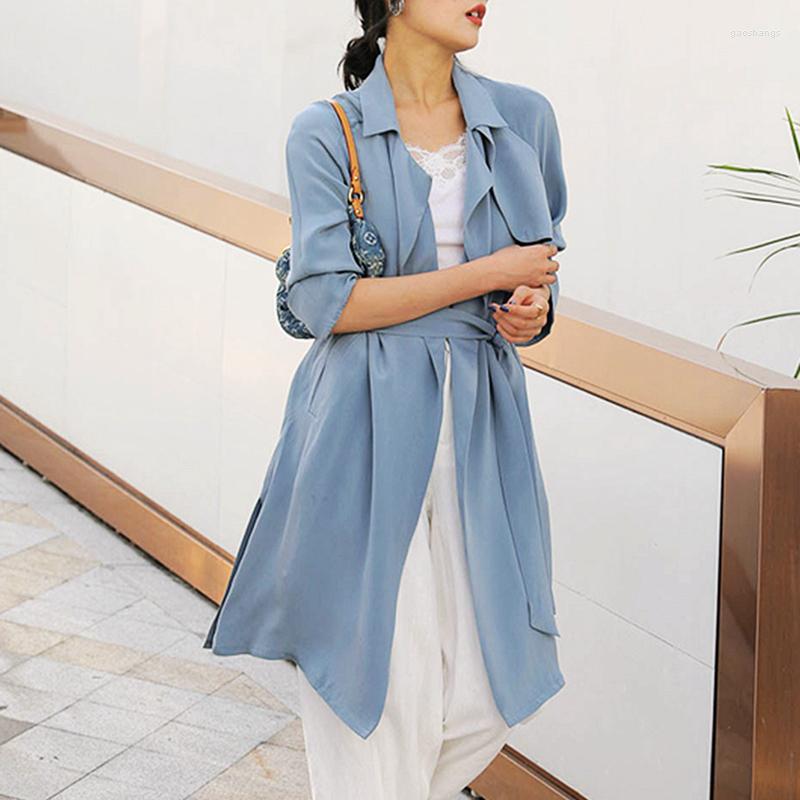 Women's Trench Coats High-end Windcoat Women Coat Heavy Silk Classical Simple Design Dustcoat Sashes 2 Colors Spring Fashion, Black
Women's Trench Coats High-end Windcoat Women Coat Heavy Silk Classical Simple Design Dustcoat Sashes 2 Colors Spring Fashion, Black