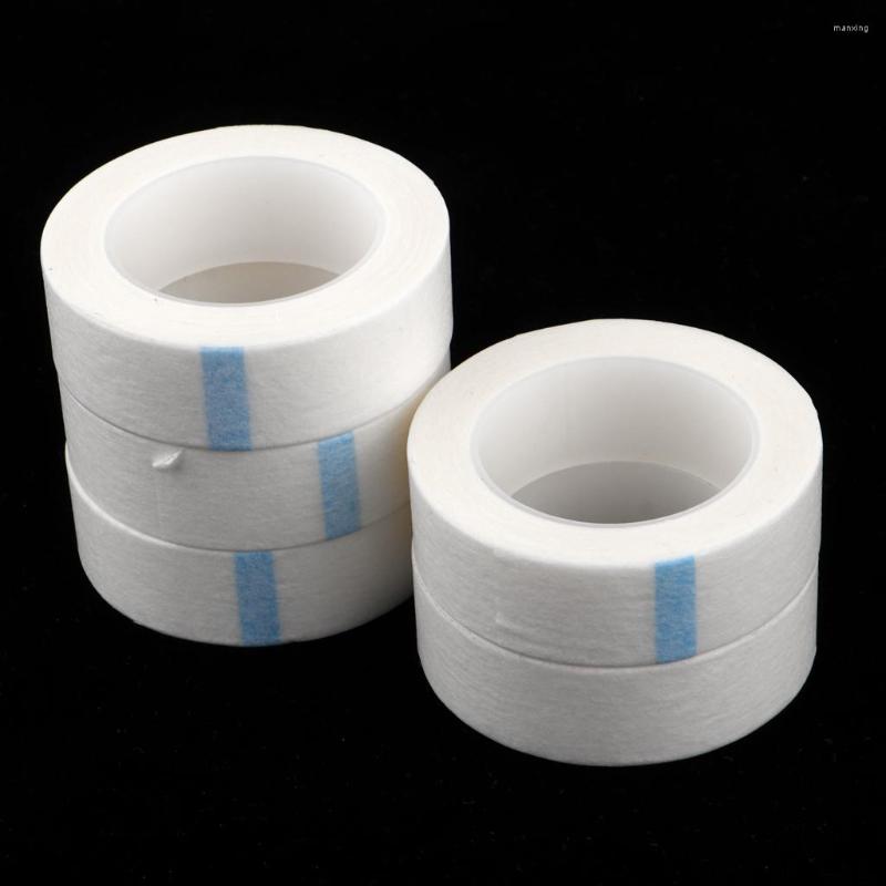 False Eyelashes 5 Rolls Of Disposable Eyelash Extension Tapes Paper Tape White