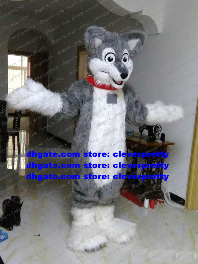 Long Fur Furry Grey Wolf Mascot Costume Fox Husky Dog Fursuit Adult Cartoon Character Fashionable Morden Wedding Marriage zx138, As in photos
Long Fur Furry Grey Wolf Mascot Costume Fox Husky Dog Fursuit Adult Cartoon Character Fashionable Morden Wedding Marriage zx138, As in photos