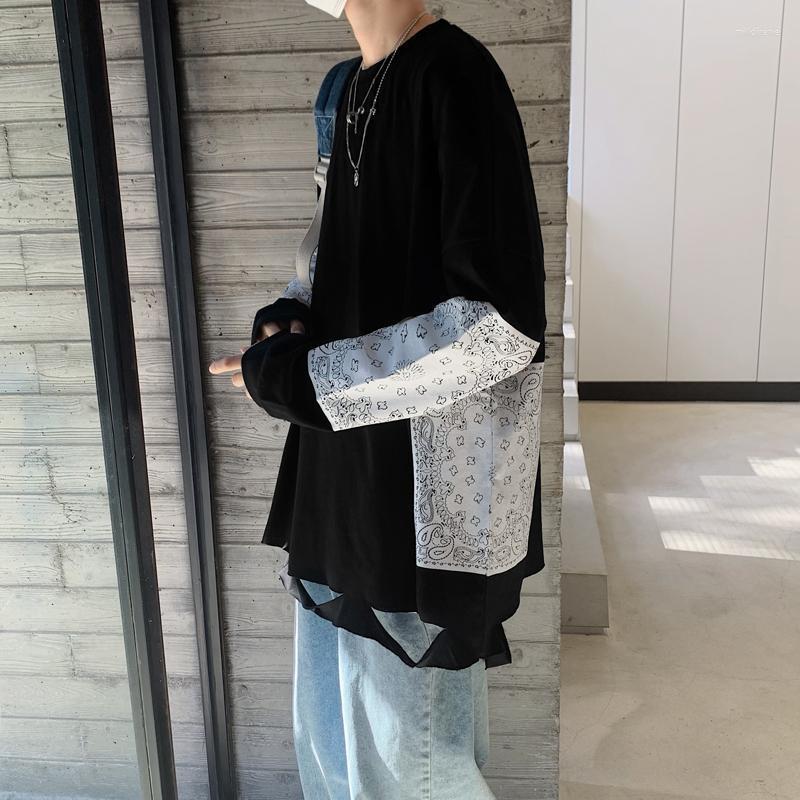Men's T Shirts Autumn Summer Cashew Flowers Print Graphic Long Sleeve Men Tshirts Hip Hop Ripped Hole Loose Fashion Grunge Clothes Black
Men's T Shirts Autumn Summer Cashew Flowers Print Graphic Long Sleeve Men Tshirts Hip Hop Ripped Hole Loose Fashion Grunge Clothes Black