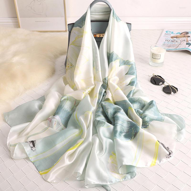 Scarves 2022 Summer Women Fashion Quality Soft Silk Scarf Lotus Flower Print Female Shawls Holiday Beach Cover-ups Wraps
Scarves 2022 Summer Women Fashion Quality Soft Silk Scarf Lotus Flower Print Female Shawls Holiday Beach Cover-ups Wraps