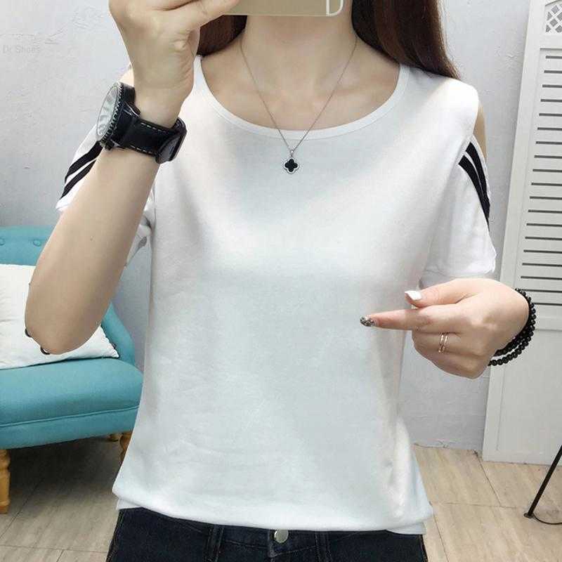 Women's T-Shirt Shintimes Off Shoulder T Shirt Women Striped Tshirt White 2021 Summer Womens Tops Black Woman Clothes Tee Femme, Black t shirt
Women's T-Shirt Shintimes Off Shoulder T Shirt Women Striped Tshirt White 2021 Summer Womens Tops Black Woman Clothes Tee Femme, Black t shirt