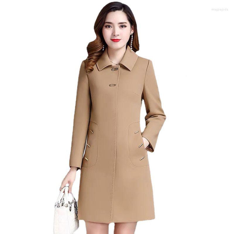 Women's Trench Coats 2022 Elegant Women Spring Autumn Plus Size Loose Windbreaker Female Casual All-match Street Temperament Coat F315, Purple
Women's Trench Coats 2022 Elegant Women Spring Autumn Plus Size Loose Windbreaker Female Casual All-match Street Temperament Coat F315, Purple
