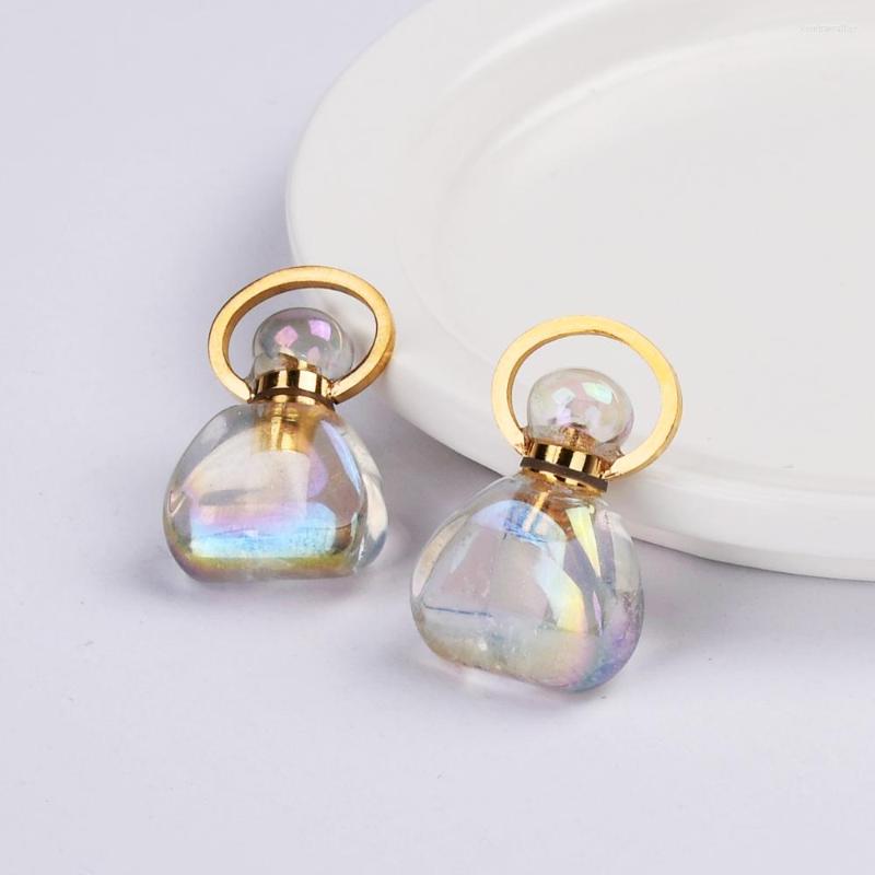 Pendant Necklaces BOROSA 5PCS Titanium White Quartz Perfume Bottle Beads For Women Earrings G2065
Pendant Necklaces BOROSA 5PCS Titanium White Quartz Perfume Bottle Beads For Women Earrings G2065
