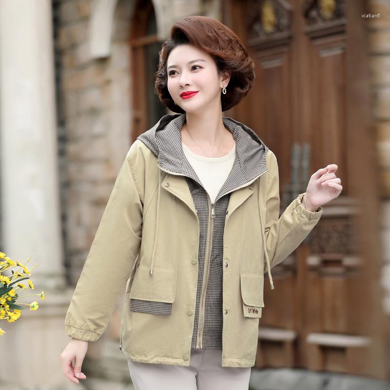 Women's Jackets Korean Casual Women's Spring Autumn Trench Coat Fake Two Hooded Loose Lining Short Outerwear Female, Green
Women's Jackets Korean Casual Women's Spring Autumn Trench Coat Fake Two Hooded Loose Lining Short Outerwear Female, Green