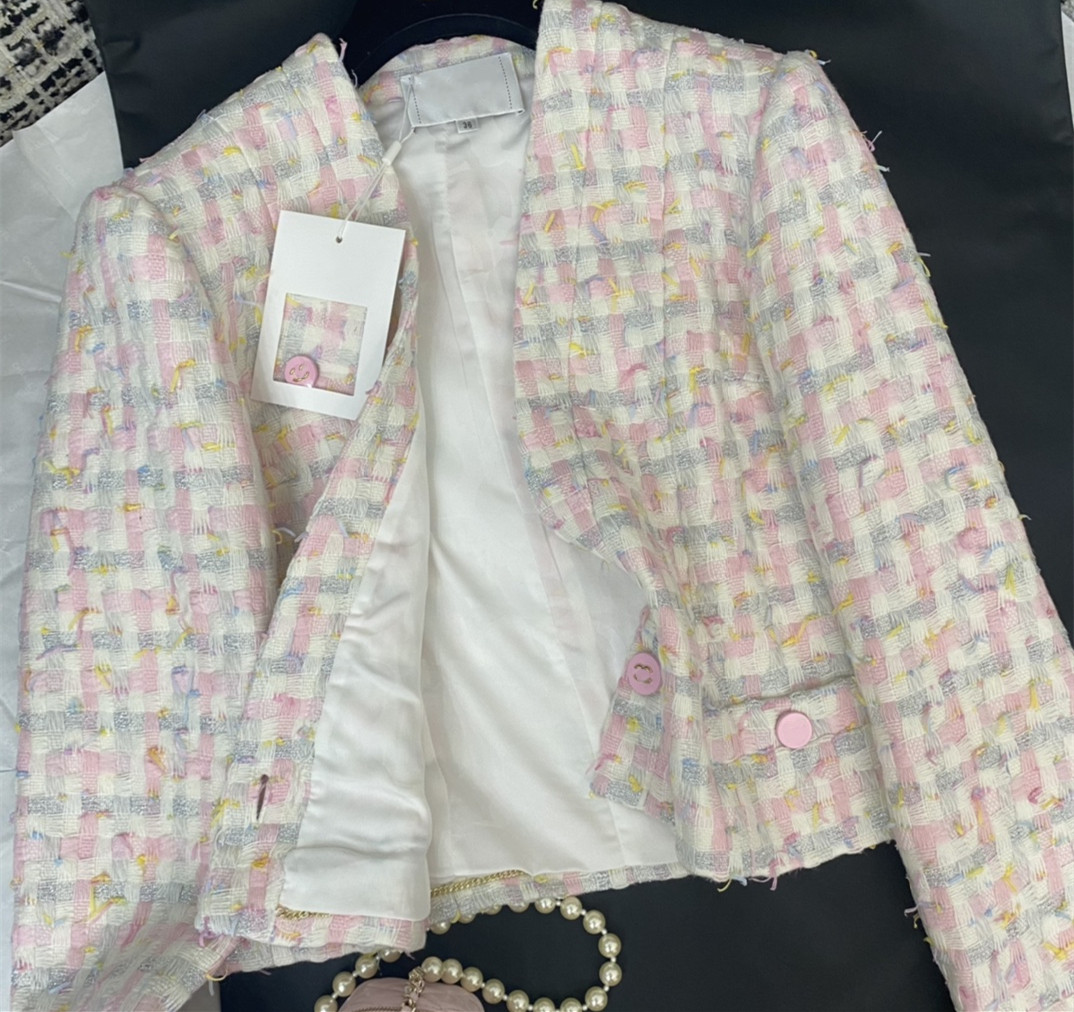 Chan home New Women's brand jacket OOTD designer Fashion top-grade autumn winter logo weave tweed coat overcoat Leisure Spring Coats cardigan Women Christmas Gift, Multi
Chan home New Women's brand jacket OOTD designer Fashion top-grade autumn winter logo weave tweed coat overcoat Leisure Spring Coats cardigan Women Christmas Gift, Multi