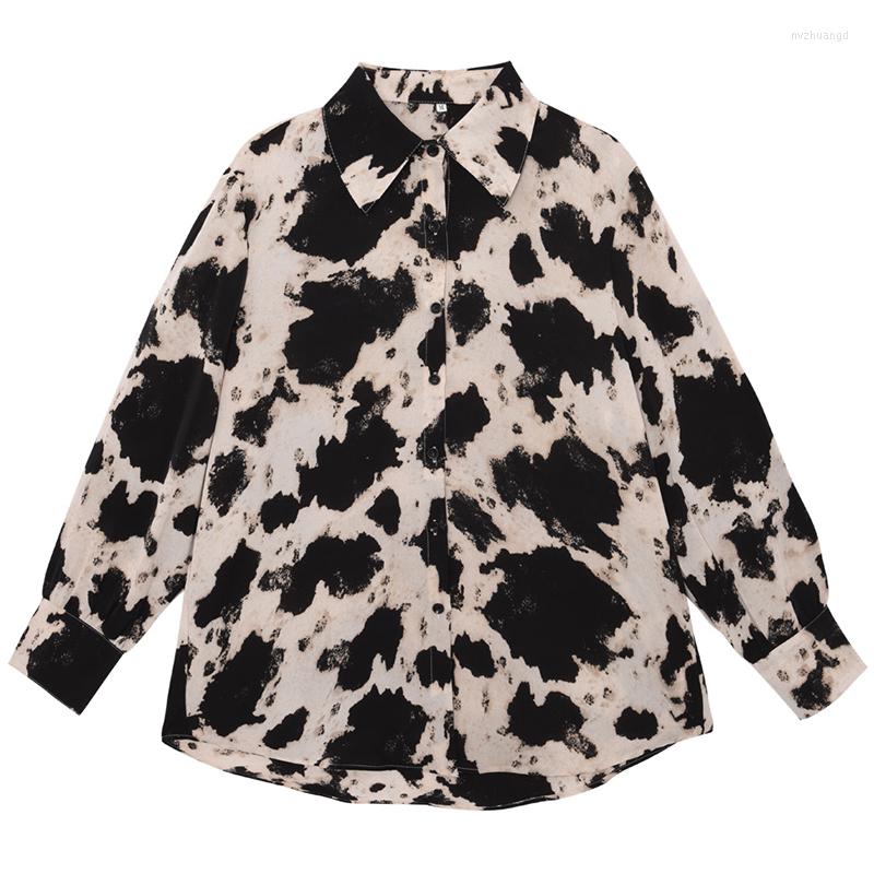 Women' Blouses Women Black Print Irregular Big Size Blouse Lapel Long Sleeve Loose Fit Shirt Fashion Tide Spring Autumn 2022 C913, Ink color
Women' Blouses Women Black Print Irregular Big Size Blouse Lapel Long Sleeve Loose Fit Shirt Fashion Tide Spring Autumn 2022 C913, Ink color