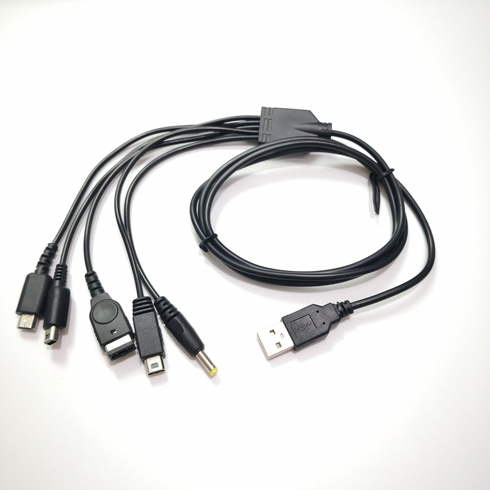 1.2M Cable 5 In 1 USB Game Charger Cord Wire Fast Charging for Nintendo 3DS XL NDS Lite NDSI LL Wii U GBA PSP - view 6