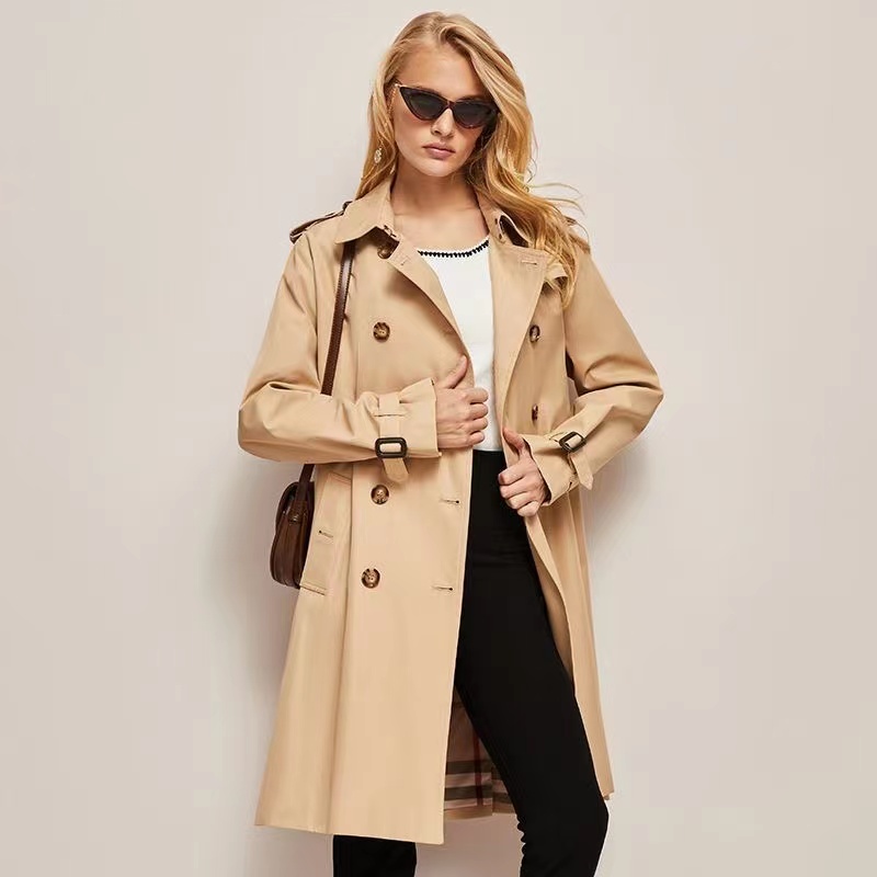 Autumn womens trench coats designer luxury Women Windbreaker body letter print jacket Loose Belt Coat Female Casual Long Trenchs Coat E158, Khaki
Autumn womens trench coats designer luxury Women Windbreaker body letter print jacket Loose Belt Coat Female Casual Long Trenchs Coat E158, Khaki