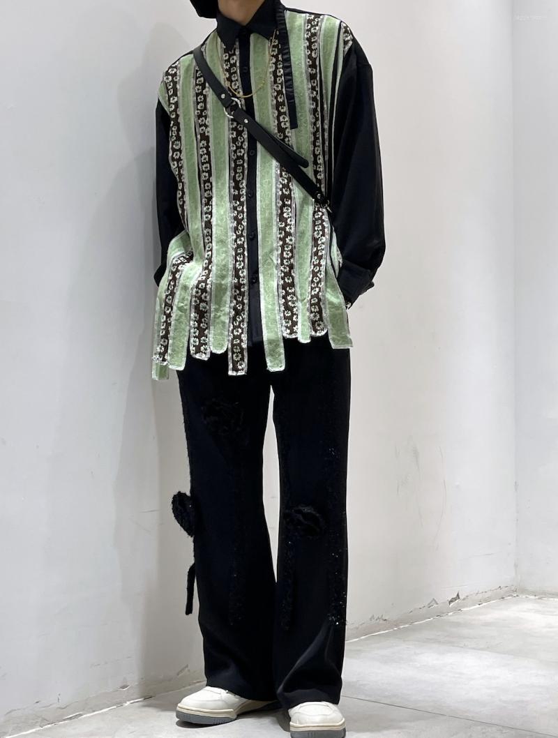 Men's Casual Shirts Cs188 Fashion Men's 2022 Runway Luxury European Design Party Style Clothing, Green
Men's Casual Shirts Cs188 Fashion Men's 2022 Runway Luxury European Design Party Style Clothing, Green