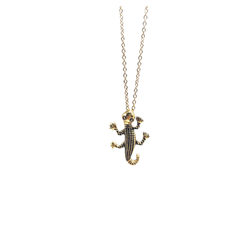 Fashion stereoscopic gecko pendant necklaces retro wind punk stainless steel collarbone necklaces jewelry wholesale WJZB
Fashion stereoscopic gecko pendant necklaces retro wind punk stainless steel collarbone necklaces jewelry wholesale WJZB