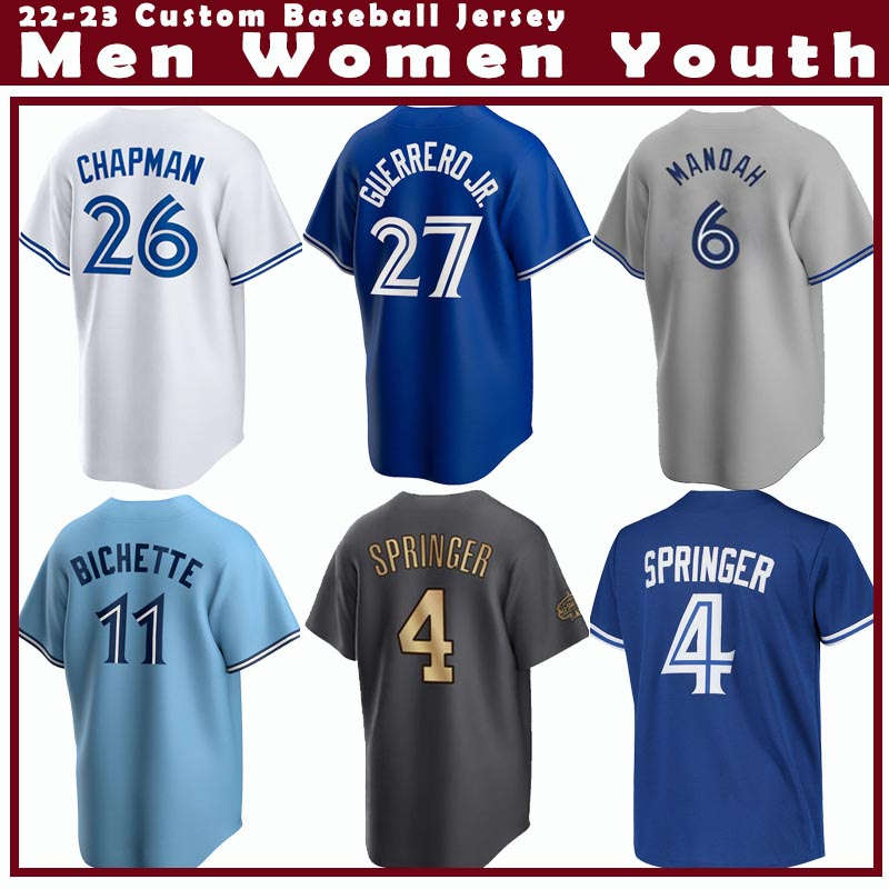 Blue Jays Baseball Jersey Toronto Vladimir Guerrero Jr. Bo Bichette George Springer Matt Chapman Kevin Gausman Alejandro Kirk Alek Manoah Lourdes Gurriel Jr. Romano, Women custom coolbase(l n)
Blue Jays Baseball Jersey Toronto Vladimir Guerrero Jr. Bo Bichette George Springer Matt Chapman Kevin Gausman Alejandro Kirk Alek Manoah Lourdes Gurriel Jr. Romano, Women custom coolbase(l n)