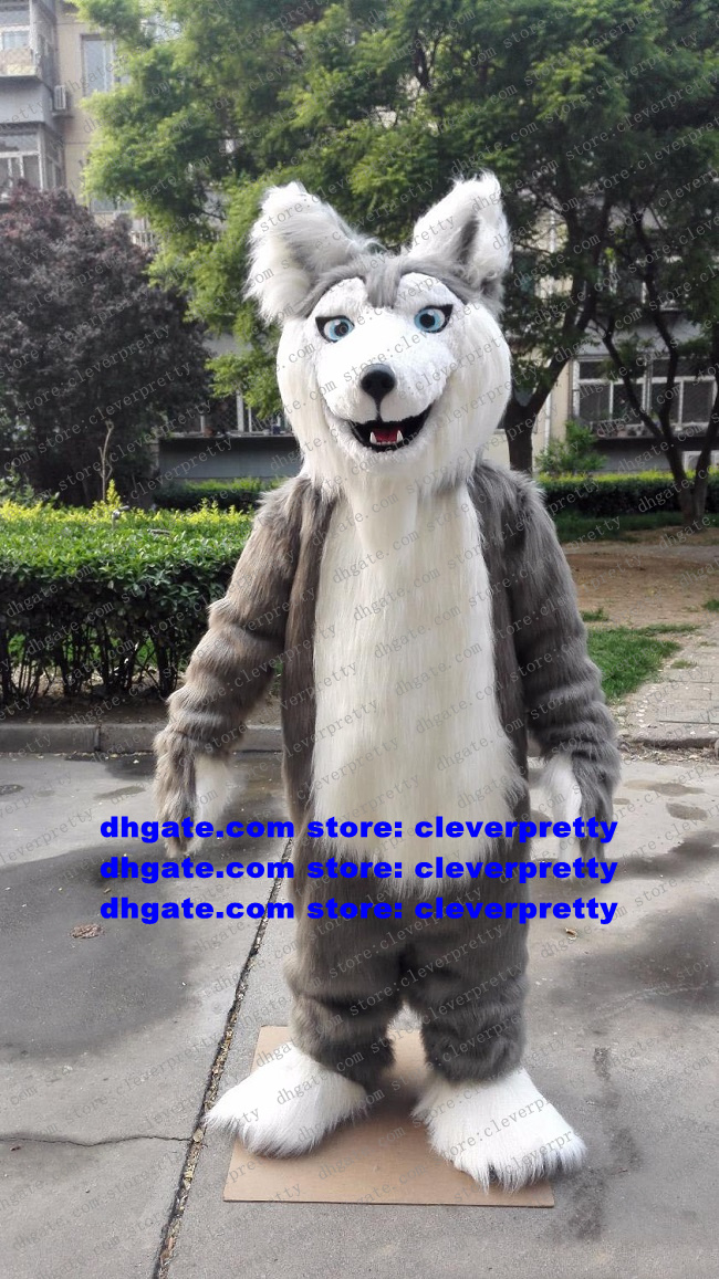 Long Fur Furry Grey Wolf Mascot Costume Husky Dog Fursuit Adult Cartoon Outfit Planning And Promotion Ambulatory Walking zx736, As in photos
Long Fur Furry Grey Wolf Mascot Costume Husky Dog Fursuit Adult Cartoon Outfit Planning And Promotion Ambulatory Walking zx736, As in photos