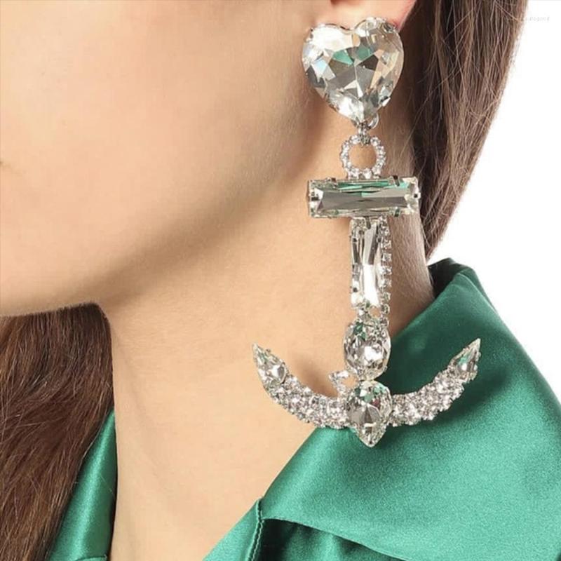 Dangle Earrings Stonefans Charming Rhinestone Heart Long For Women Fashion Party Statement Jewelry Anchor Shape Drop Earring
Dangle Earrings Stonefans Charming Rhinestone Heart Long For Women Fashion Party Statement Jewelry Anchor Shape Drop Earring