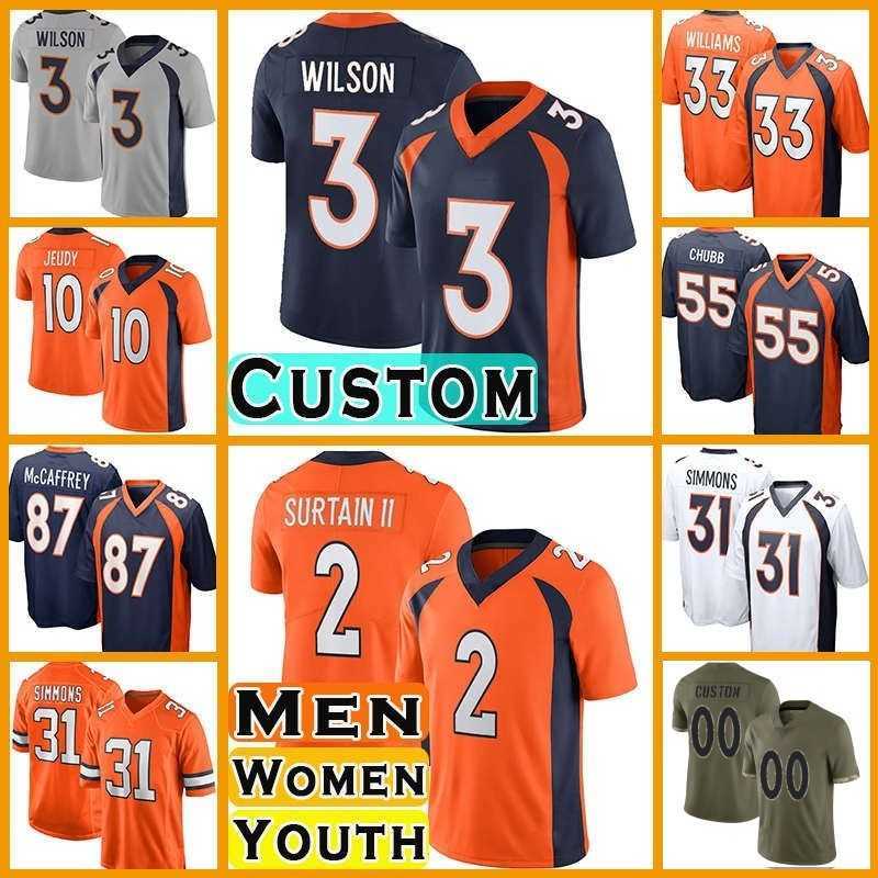 3 Russell Wilson 2 Patrick Surtain II 33 Javonte Williams Football jersey 10 Jerry Jeudy 88 Demaryius Thomas 31 Justin Simmons John Elway Tim Patrick Courtland Sutton, Men
3 Russell Wilson 2 Patrick Surtain II 33 Javonte Williams Football jersey 10 Jerry Jeudy 88 Demaryius Thomas 31 Justin Simmons John Elway Tim Patrick Courtland Sutton, Men