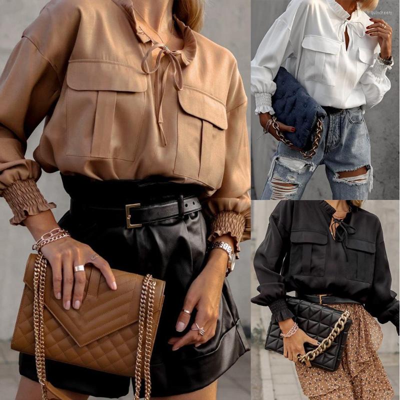 Women' Blouses ZNU Korean Style Women Blouse Clothes Solid Ladies Shirt Tops Long Sleeve Spring Autumn Fashion Female Casual Loose, Khaki
Women' Blouses ZNU Korean Style Women Blouse Clothes Solid Ladies Shirt Tops Long Sleeve Spring Autumn Fashion Female Casual Loose, Khaki