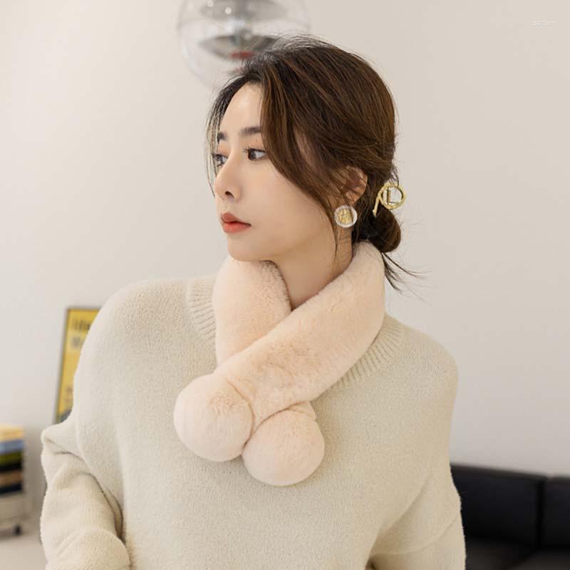 Scarves Women Winter Real Fur Scarf With Button Fashion Female Warm Natural Soft High Quality Neck Warmer Double Ball
Scarves Women Winter Real Fur Scarf With Button Fashion Female Warm Natural Soft High Quality Neck Warmer Double Ball