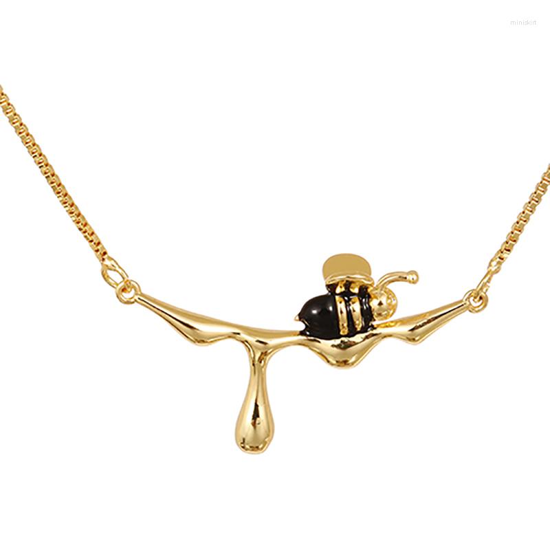 Pendant Necklaces 2022 Stainless Steel Gold Necklace Simple Cute Bee And Dripping Honey For Women Party Jewelry Collares
Pendant Necklaces 2022 Stainless Steel Gold Necklace Simple Cute Bee And Dripping Honey For Women Party Jewelry Collares