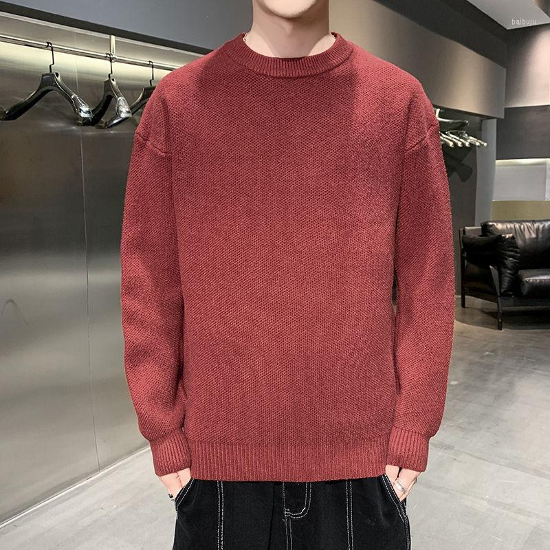 Men's Sweaters Korean Fashion Men Autumn Solid Slim Fit Street Wear Mens Clothes Knitted Sweater Pullovers G8, Black
Men's Sweaters Korean Fashion Men Autumn Solid Slim Fit Street Wear Mens Clothes Knitted Sweater Pullovers G8, Black