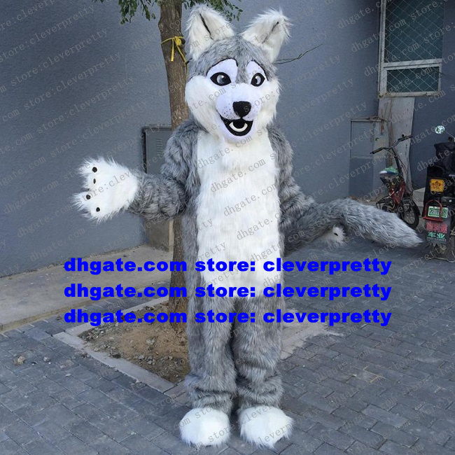 Long Fur Furry Grey Wolf Mascot Costume Husky Dog Fursuit Adult Cartoon Outfit Large Family Gathering Showtime Stage Props zx397, As in photos
Long Fur Furry Grey Wolf Mascot Costume Husky Dog Fursuit Adult Cartoon Outfit Large Family Gathering Showtime Stage Props zx397, As in photos