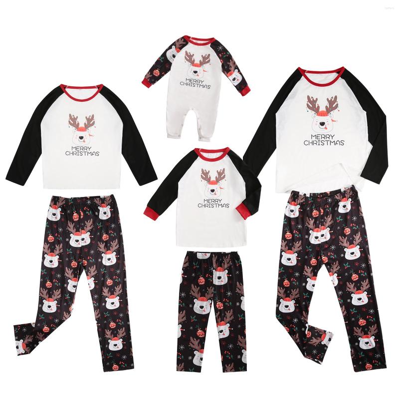 Men's Sleepwear 2022 Christmas Homewear Parent-child Wear Unisex Cartoon Reindeer Print Long Sleeve T-shirt Top Pants Pajama Sets, Baby romper 0-6m
Men's Sleepwear 2022 Christmas Homewear Parent-child Wear Unisex Cartoon Reindeer Print Long Sleeve T-shirt Top Pants Pajama Sets, Baby romper 0-6m