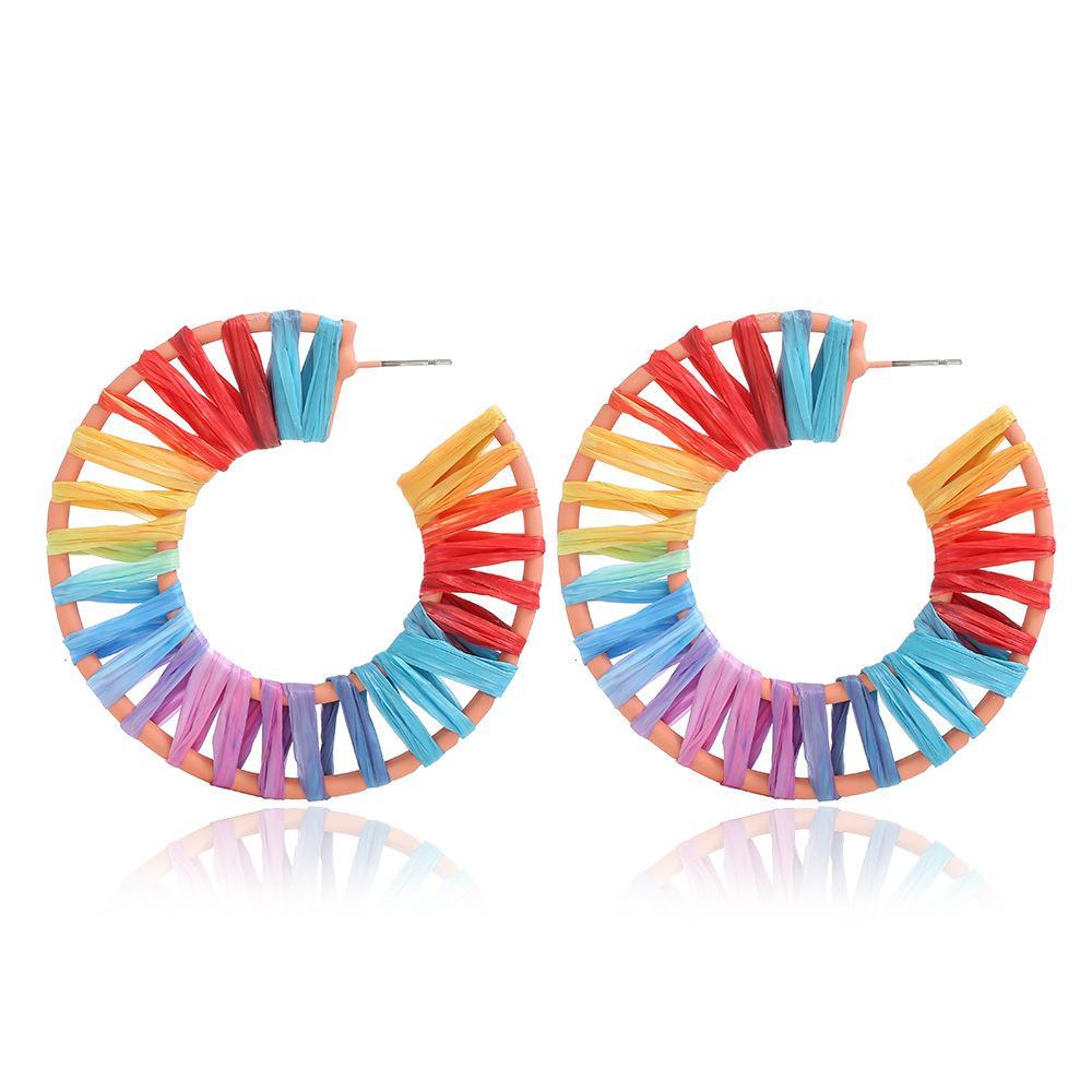Charm Handmade Rainbow Colorf Raffia Earring Big Oval Geometry St Knit Earrings For Lady Women Newest Ethnic Lucky Jewelry Drop Deliv Dh3Mb
Charm Handmade Rainbow Colorf Raffia Earring Big Oval Geometry St Knit Earrings For Lady Women Newest Ethnic Lucky Jewelry Drop Deliv Dh3Mb