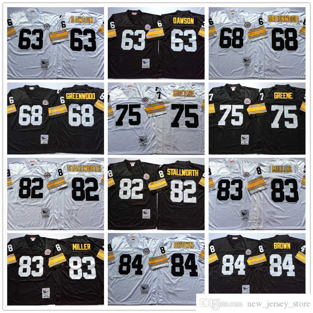 NCAA Vintage Mitchell and Ness Football 84 Antonio Brown Jerseys Retro Stitch 75 Joe Greene 83 Heath Miller 82 John Stallworth 68 LC, Same as picture
NCAA Vintage Mitchell and Ness Football 84 Antonio Brown Jerseys Retro Stitch 75 Joe Greene 83 Heath Miller 82 John Stallworth 68 LC, Same as picture