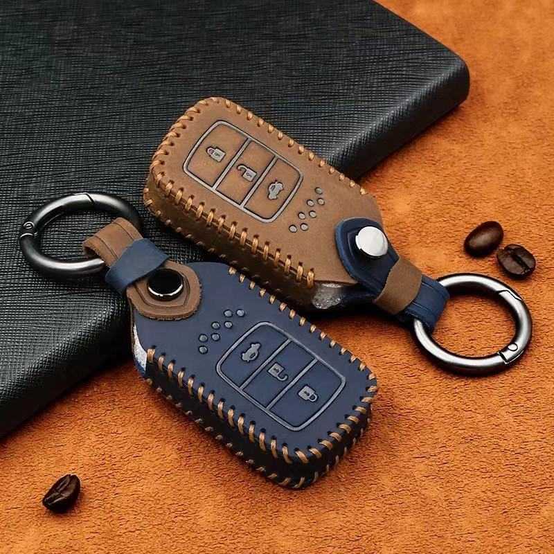 

Car Key Leather Car Key Cover for Honda Civic CR-V HR-V Accord Jade Jazz City Pilot Crider Odyssey 2015 2016 -2018 2019 Keychain T221110, Green