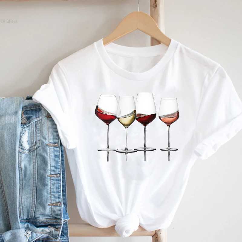 Women Printing T shirt Wine Lady Short Sleeve Casual 90s Cartoon Fashion Clothes Print Tee Top Female Graphic T-shirt, Color 16
Women Printing T shirt Wine Lady Short Sleeve Casual 90s Cartoon Fashion Clothes Print Tee Top Female Graphic T-shirt, Color 16