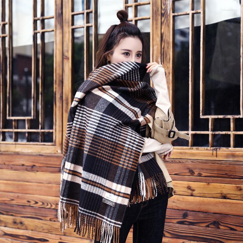 Scarves 2022 Autumn Winter Men And Women Thick Scarf Imitation Cashmere Tassel Plaid Korean Warm Shawl Foulard Femme
Scarves 2022 Autumn Winter Men And Women Thick Scarf Imitation Cashmere Tassel Plaid Korean Warm Shawl Foulard Femme