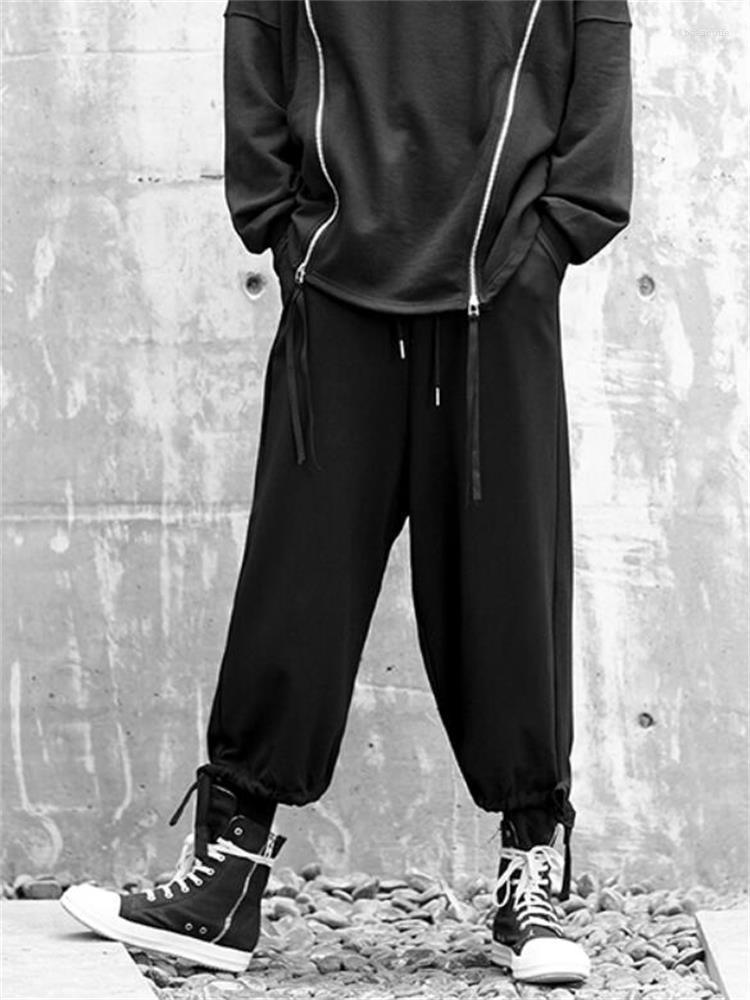 Men' Pants Men' Bloomers Spring And Autumn Classic Japanese Pant Leg Lacing Design Leisure Large Size Nine-minute, Black
Men' Pants Men' Bloomers Spring And Autumn Classic Japanese Pant Leg Lacing Design Leisure Large Size Nine-minute, Black