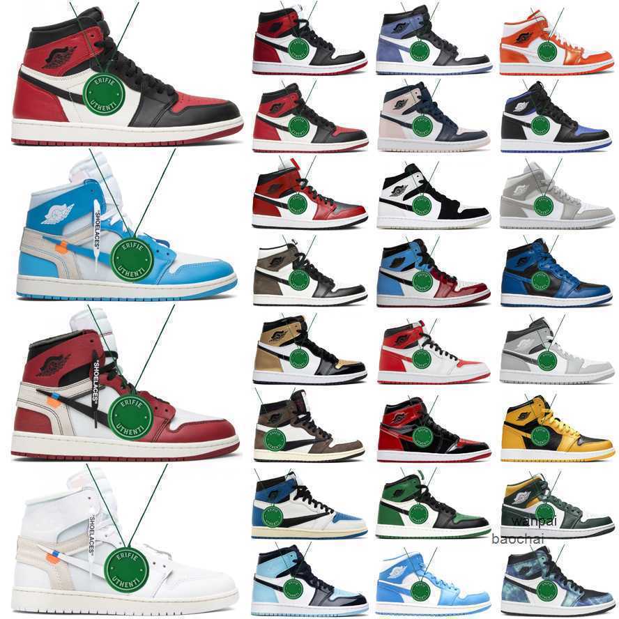 2023 White x Jumpman 1s Basketball Shoes Men Off Unc Chicago Jordens 1 Sneakers Black Patent Bred Toe Fearless Dark Mocha Bubble Gum, Color # 6
2023 White x Jumpman 1s Basketball Shoes Men Off Unc Chicago Jordens 1 Sneakers Black Patent Bred Toe Fearless Dark Mocha Bubble Gum, Color # 6