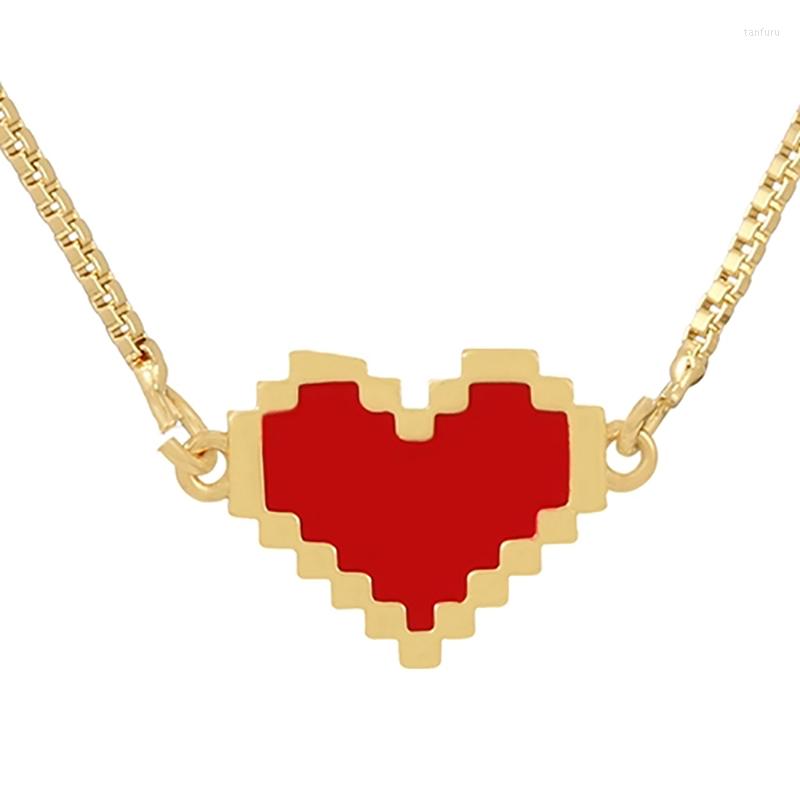 Pendant Necklaces Simple Gold Color Long Chain Choker Necklace Stainless Steel Red White Heart For Women Jewelry Gift
Pendant Necklaces Simple Gold Color Long Chain Choker Necklace Stainless Steel Red White Heart For Women Jewelry Gift