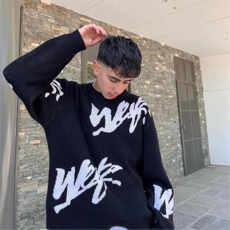 Men's Sweaters Black Sweater Warm In Winter Thick Oversized Men Pullover Streetwear Grunge Punk Fashion Women's Knitted Y2K Unisex
Men's Sweaters Black Sweater Warm In Winter Thick Oversized Men Pullover Streetwear Grunge Punk Fashion Women's Knitted Y2K Unisex