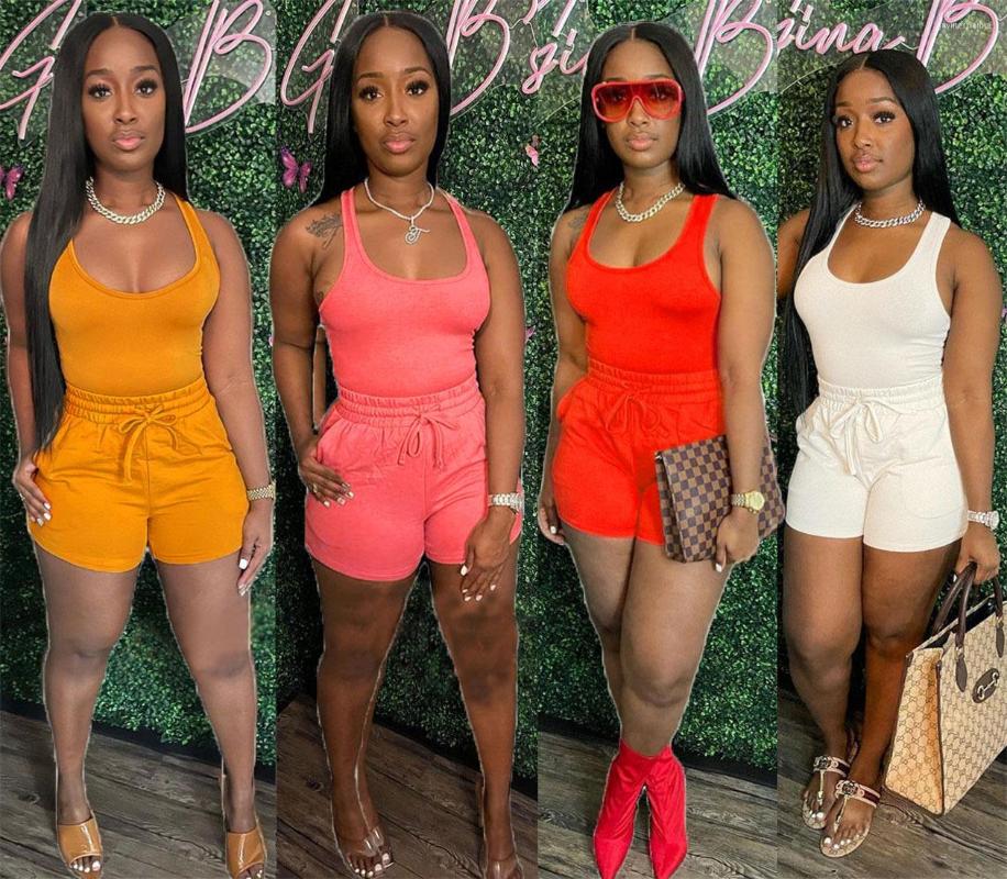 Women' Tracksuits Summer Ladies Two-Piece Fashion Solid Color Stitching Sexy Vest Shorts Tether Leisure Sports Jogging Suit Vestidos De, Black
Women' Tracksuits Summer Ladies Two-Piece Fashion Solid Color Stitching Sexy Vest Shorts Tether Leisure Sports Jogging Suit Vestidos De, Black
