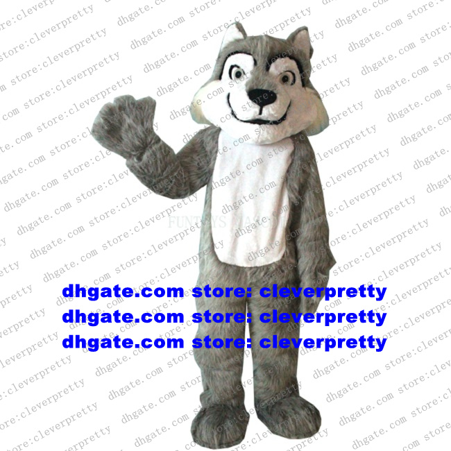 Long Fur Timber Grey Wolf Mascot Costume Husky Dog Adult Cartoon Character Suit Advertising Campaign Vivid High-class zx2568, As in photos
Long Fur Timber Grey Wolf Mascot Costume Husky Dog Adult Cartoon Character Suit Advertising Campaign Vivid High-class zx2568, As in photos