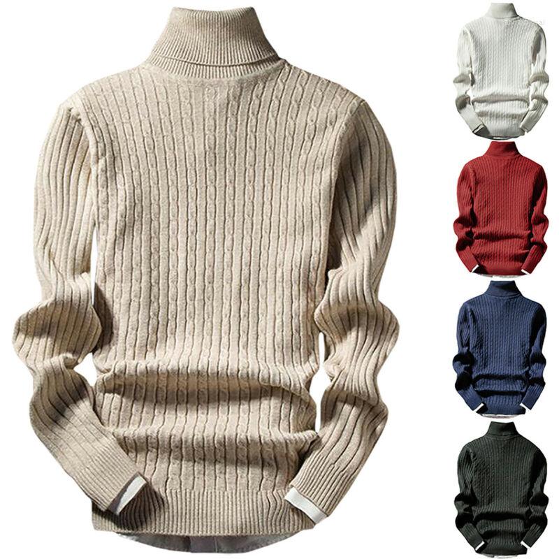 Men's Polos High Roll Turtle Neck Chunky Cable Knitted Long Sleeve Jumper Sweater Top, Black
Men's Polos High Roll Turtle Neck Chunky Cable Knitted Long Sleeve Jumper Sweater Top, Black