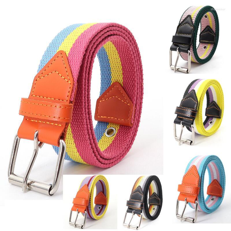 Belts Women Men Mixed Pin Buckle Striped Canvas Belt Fashion Double Grommet Hole Forfemale Students Teenagers Jeans, Black
Belts Women Men Mixed Pin Buckle Striped Canvas Belt Fashion Double Grommet Hole Forfemale Students Teenagers Jeans, Black