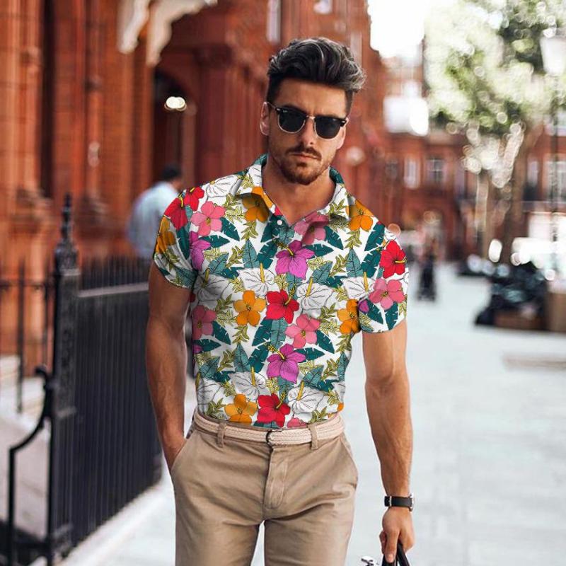 Men's Polos Summer Style And Floral Print Design Short Sleeve Polo Shirt Mature Men Casual Top, Pl057
Men's Polos Summer Style And Floral Print Design Short Sleeve Polo Shirt Mature Men Casual Top, Pl057