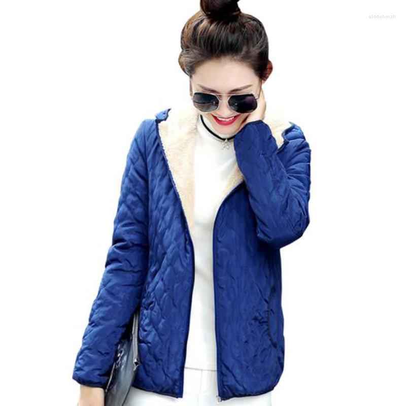 Women' Jackets 2022 Fashion Women Winter Hooded Coat Long Fleece Thin Slim Spring Basic Jacket Female Outerwear Short Girls Jaqueta, Black 
Women' Jackets 2022 Fashion Women Winter Hooded Coat Long Fleece Thin Slim Spring Basic Jacket Female Outerwear Short Girls Jaqueta, Black